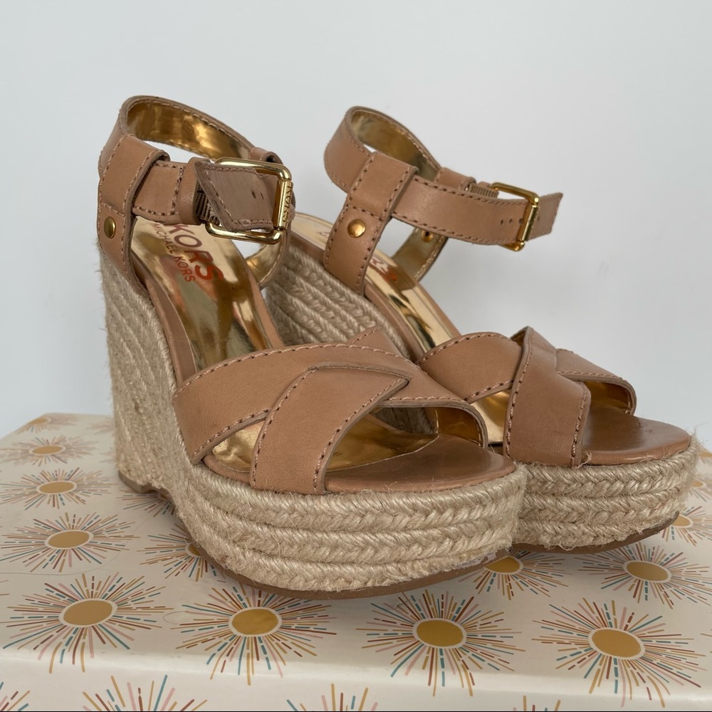 Michael Kors Platform Espadrille Wedge Heels